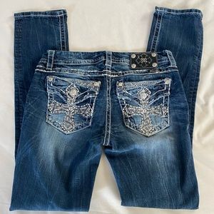 Miss Me Mid-Rise Straight Leg Jeans 29